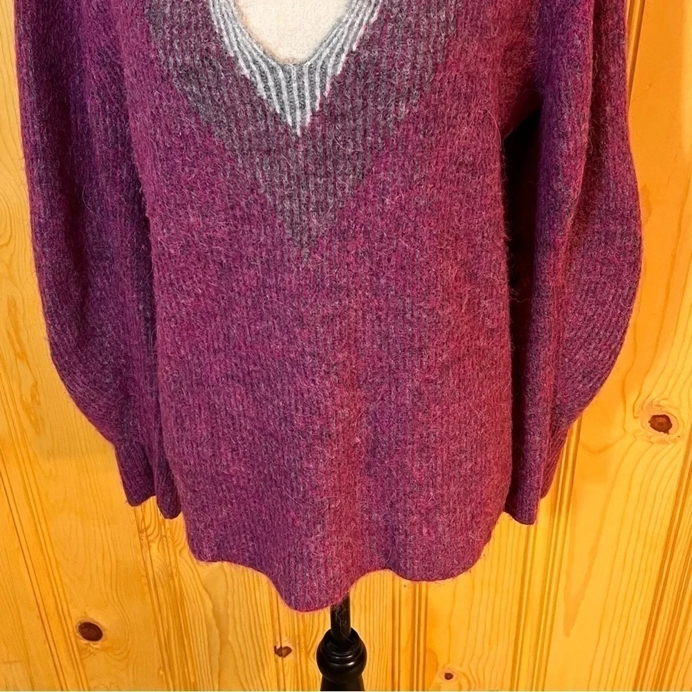 Rag & Bone Jonie V-Neck Pullover Sweater Sz-S